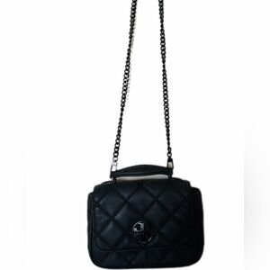 Tory Burch Black Quilted Chain Shoulder Bag